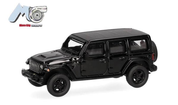 Herpa 87MC000028 1:87 Jeep Wrangler, schwarz (ab 2017)