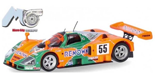 Herpa 87MC000080 1:87 Mazda 787B No. 55, orange/grün