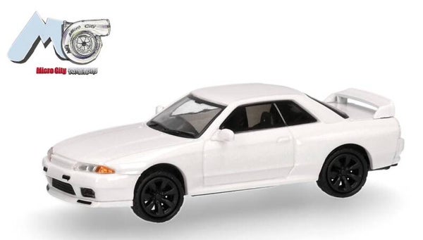 Herpa 87MC000102 1:87 Nissan Skyline GTR32, weiss