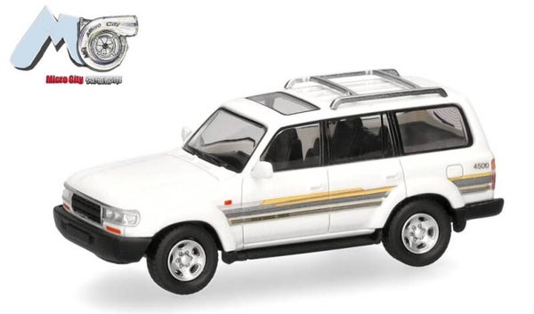 Herpa 87MC000127 1:87 Toyota Landcruiser 80 weiss