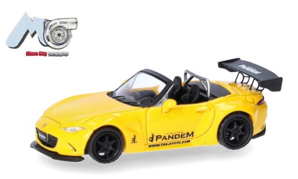 Herpa 87MC000131 1:87 Mazda MX-5 Rocket Bunny gelb