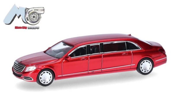 Herpa 87MC000136 1:87 Mercedes-Benz S600 Pullmann weinrot