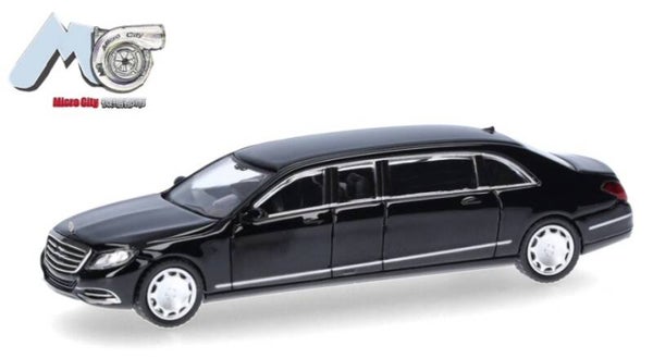 Herpa 87MC000139 1:87 Mercedes-Benz S600 Pullmann schwarz