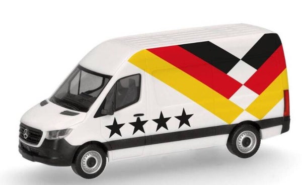 Herpa 963008 1:87 Mercedes-Benz Sprinter 18 Kasten Hochdach Fussball WM 2026