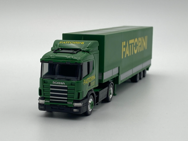 Herpa 1:87 Scania 124 Jumboplanen-Auflieger Fattorini