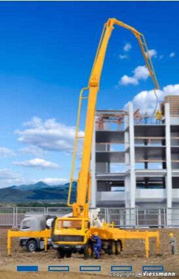 Kibri 10200 H0 SCHWING Betonpumpe 4-achsig