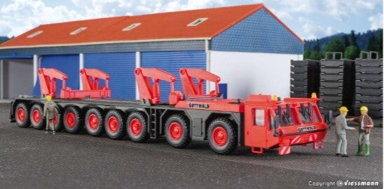 Kibri 10442 H0 Transportfahrzeug zu GOTTWALD Teleskopkran