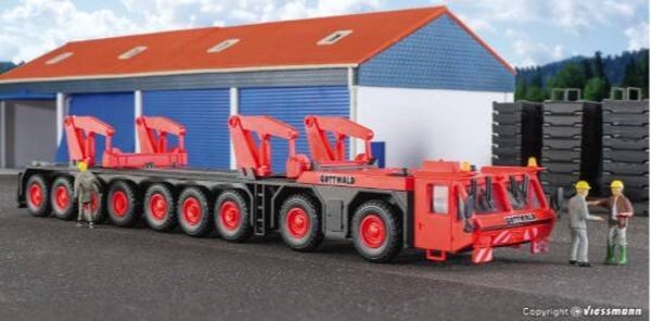 Kibri 10442 H0 Transportfahrzeug zu GOTTWALD Teleskopkran