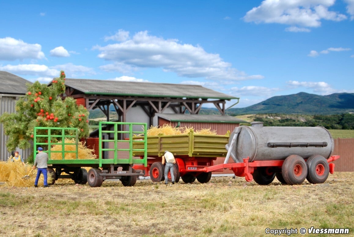 Kibri 10908 H0 Landwirtschaftliche Anhänger, 3 Stück