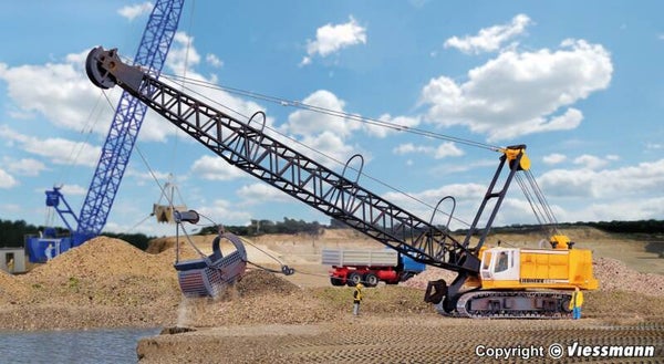 Kibri 11254 H0 LIEBHERR Seilbagger mit Schleppschaufel