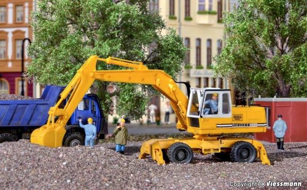 Kibri 11264 H0 LIEBHERR Mobilbagger A922 mit Anbaugeräten