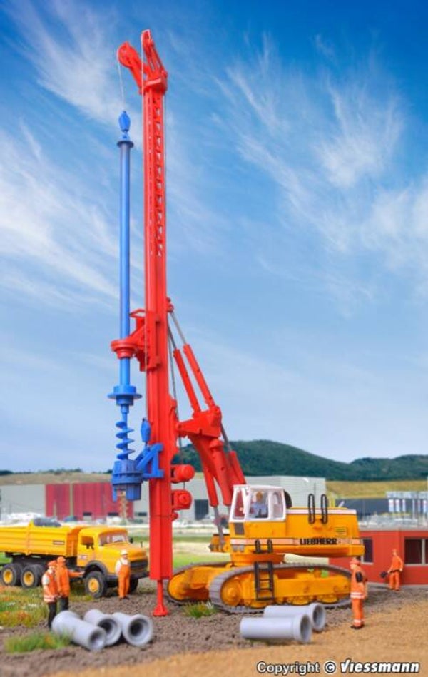 Kibri 11279 H0 LIEBHERR Hydraulikbagger 974 mit Bohrgerät