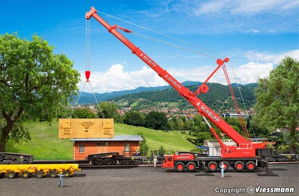 Kibri 13014 H0 DEMAG AC 665 Teleskopkran mit Superlifteinrichtung