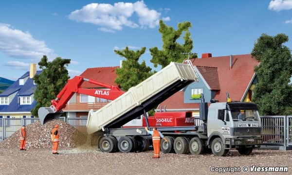 Kibri 13587 H0 MB 4-achs mit MEILLER Sattelkipper