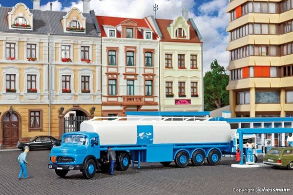 Kibri 14610 H0 MB Rundhauber mit ARAL Tankwagen