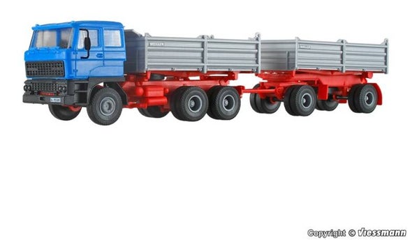 Kibri 14651 H0 DAF 3-achs Zugmaschine mit 2-achs Anhänger