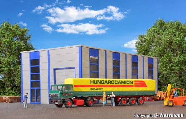 Kibri 14699 H0 RABA 2-achs Zugmaschine mit HUNGAROCAMION Planenauflieger