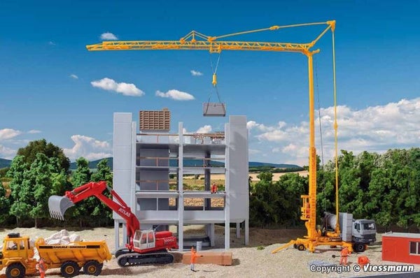Kibri 15708 H0 LIEBHERR SK 20 mit Auflieger und Anhänger