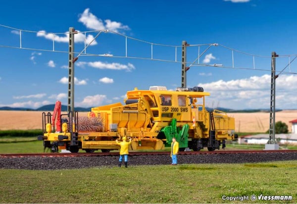 Kibri 16060 H0 Schotterverteil- u. Profiliermaschine USP2000SWS PLASSER & THEURER