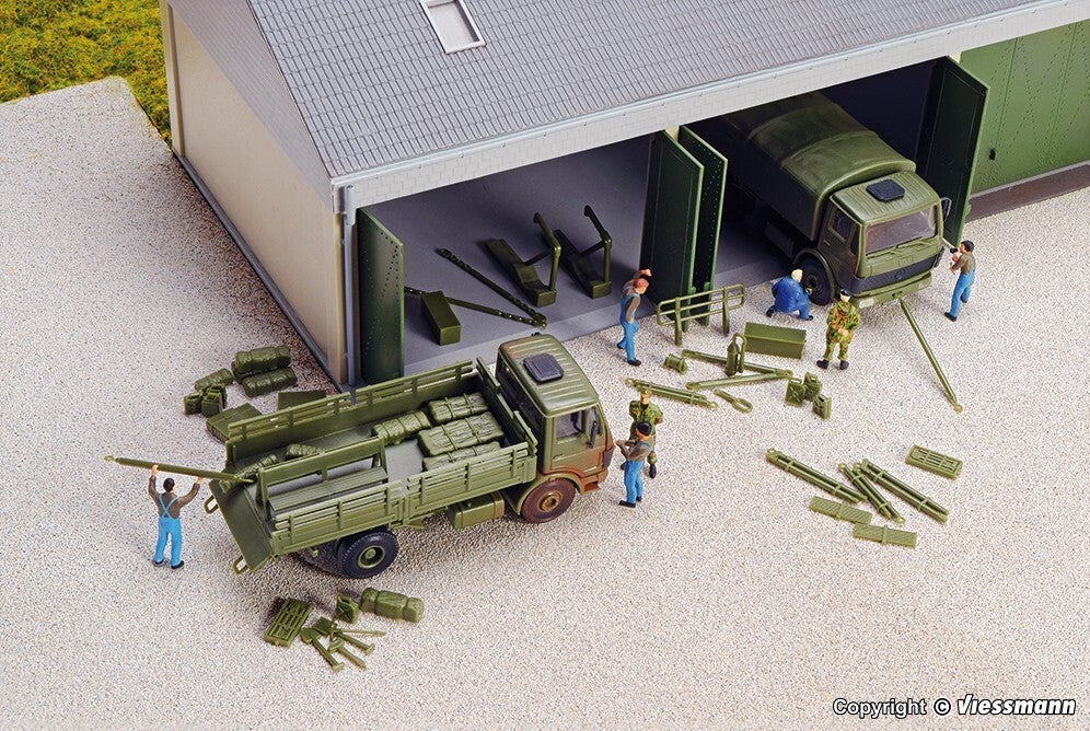 Kibri 18032 H0 Bundeswehr Zurüstsatz für Einsatzfahrzeuge
