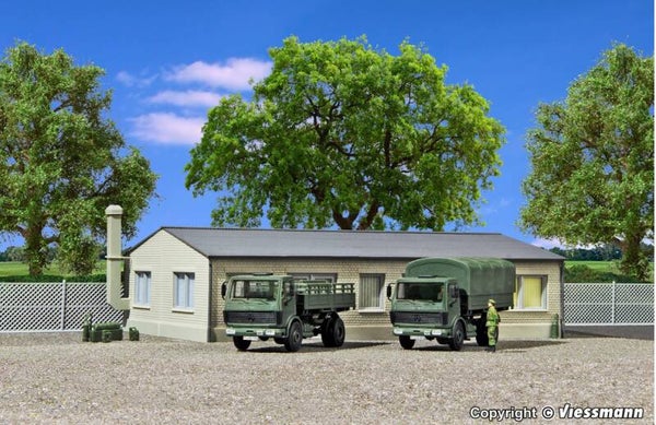 Kibri 18051 H0 Bundeswehr LKW MB 1017/1017A Pritschenwagen, 2 Stück