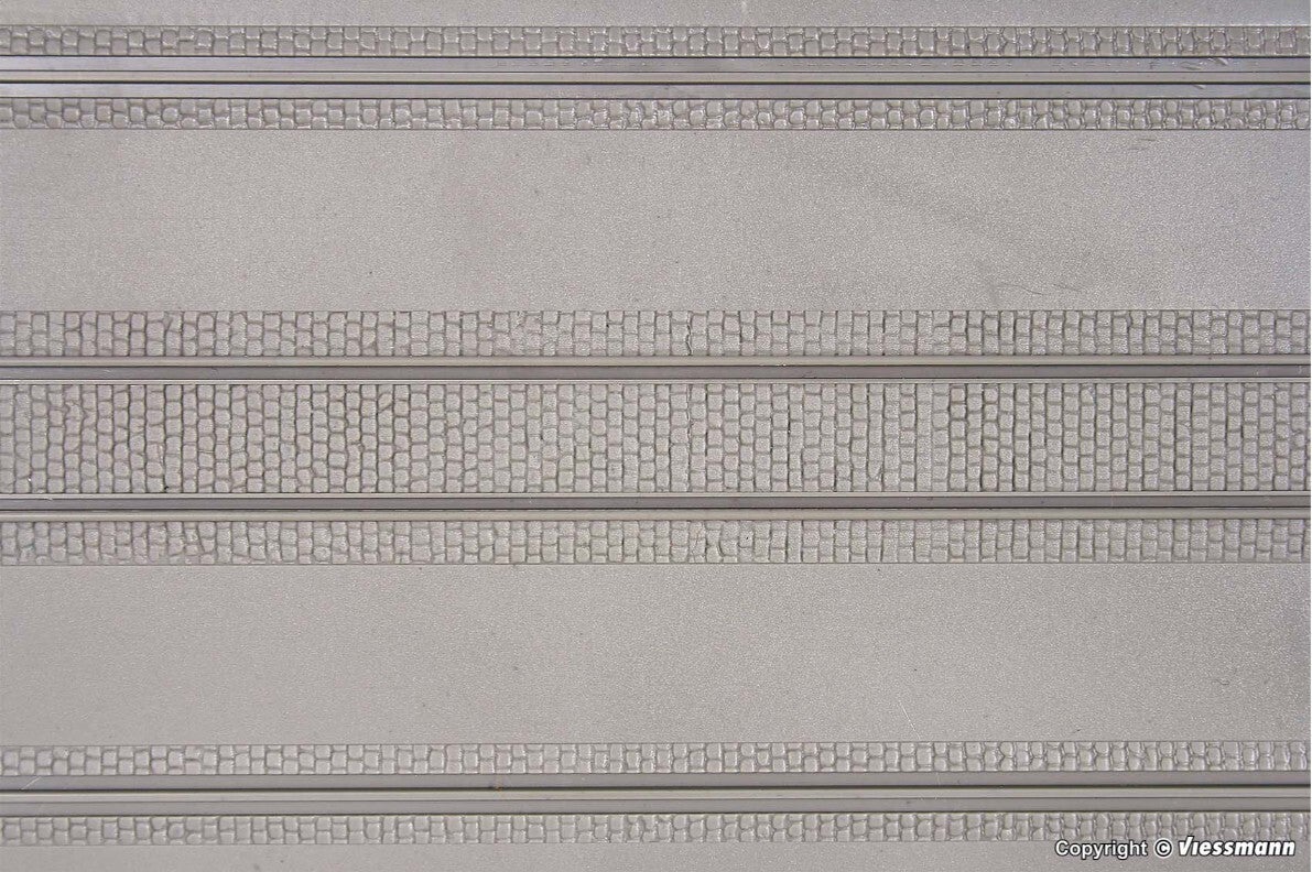 Kibri 34127 H0 Straßenplatte für DB und Portalkran, L ca. 20 x B 12 cm