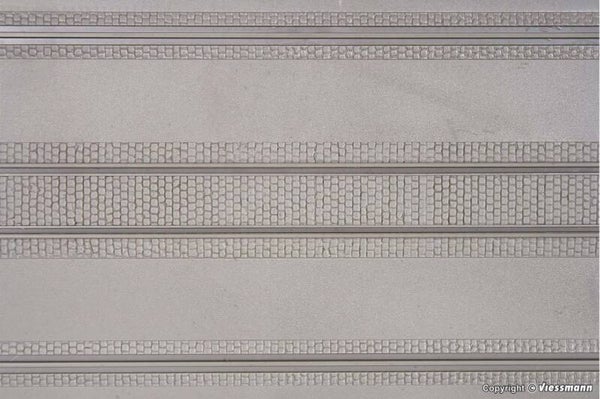 Kibri 34127 H0 Straßenplatte für DB und Portalkran, L ca. 20 x B 12 cm