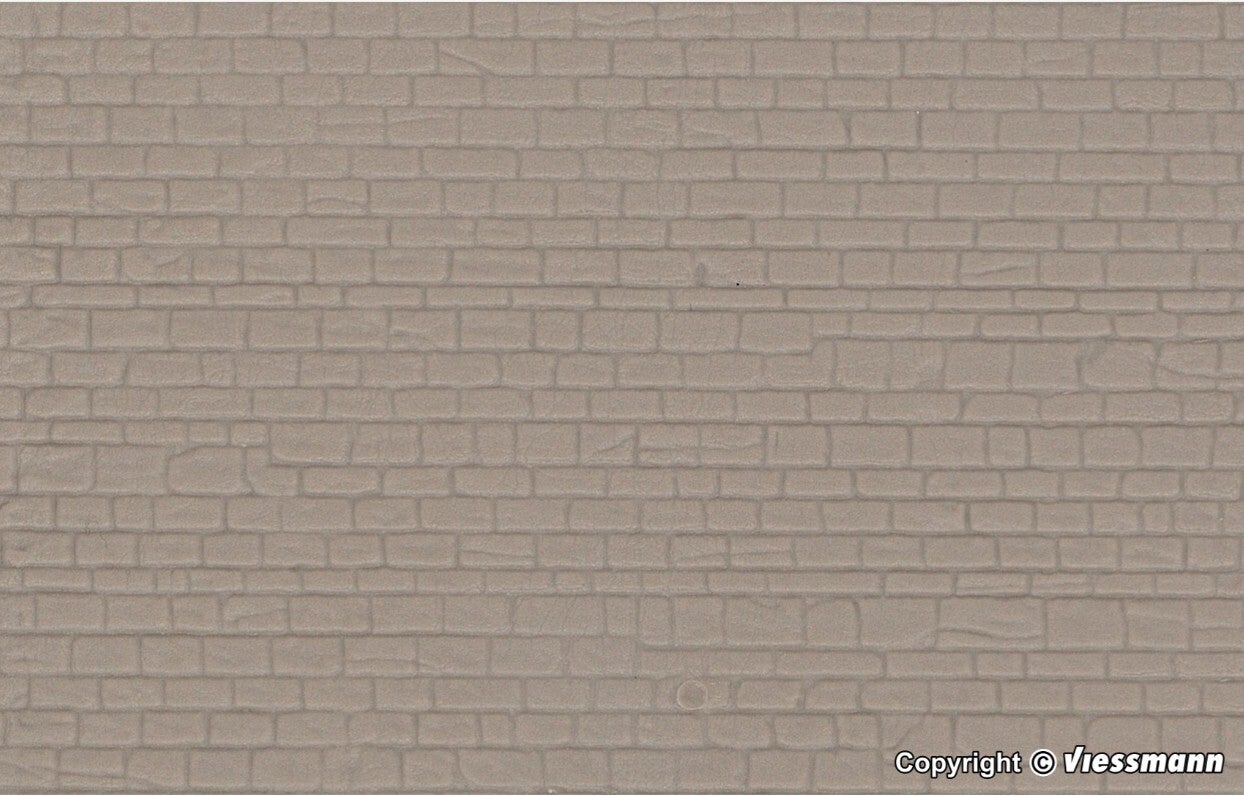 Kibri 34146 H0 Mauerplatte unregelmäßig, L ca. 20 x B 12 cm