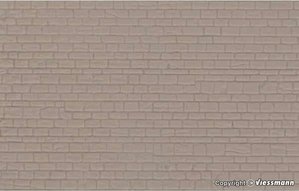 Kibri 34146 H0 Mauerplatte unregelmäßig, L ca. 20 x B 12 cm