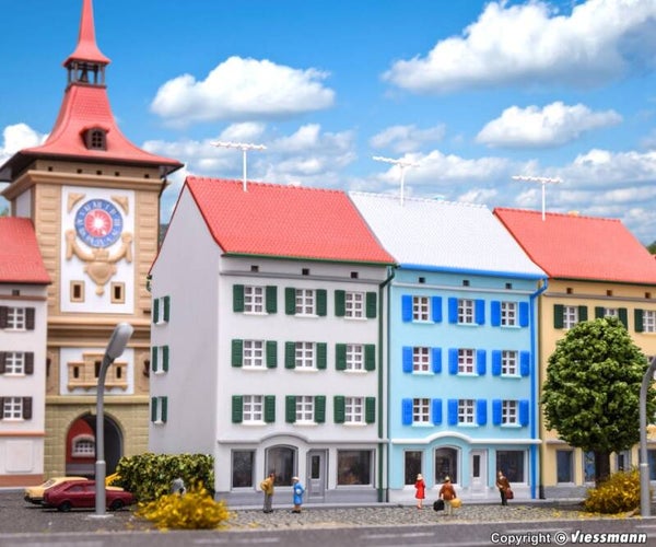 Kibri 36841 Z Stadthaus mit Ladengeschäft, 2 Stück