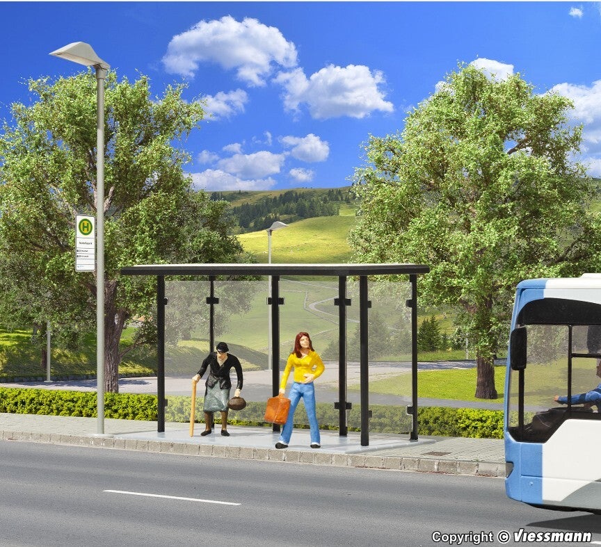 Kibri 37125 N Bushaltestelle mit Flachdach