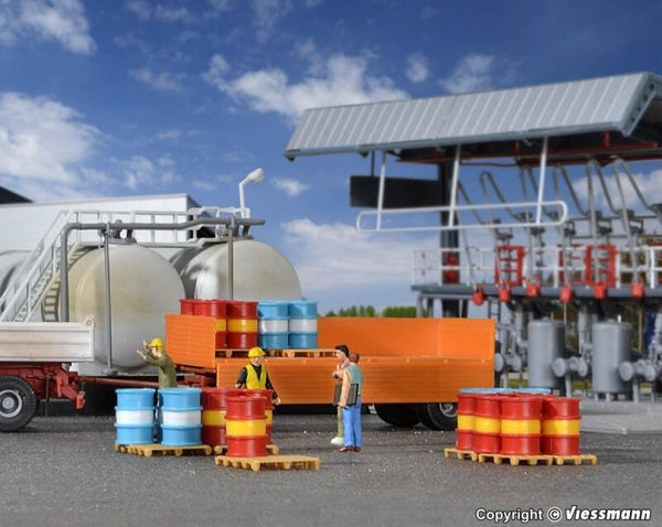 Kibri 37386 N Benzinfässer, 32 Stück