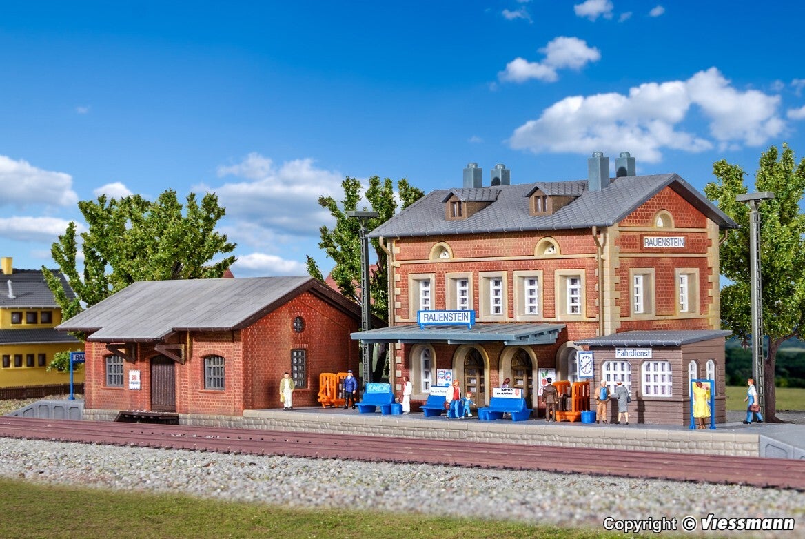 Kibri 37396 N Bahnhof Rauenstein mit Güterschuppen