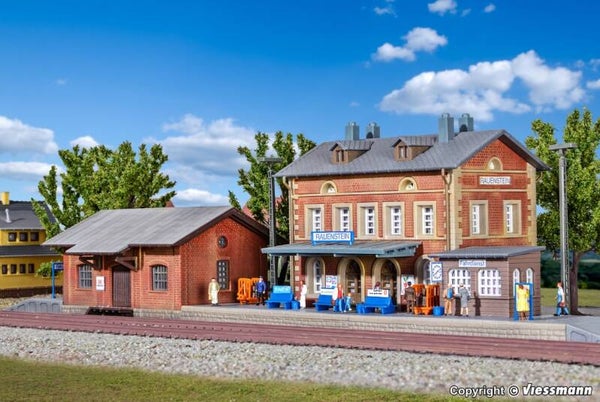 Kibri 37396 N Bahnhof Rauenstein mit Güterschuppen