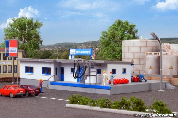 Kibri 37469 N Verkaufsbüro MIRO mit Abfüllanlage