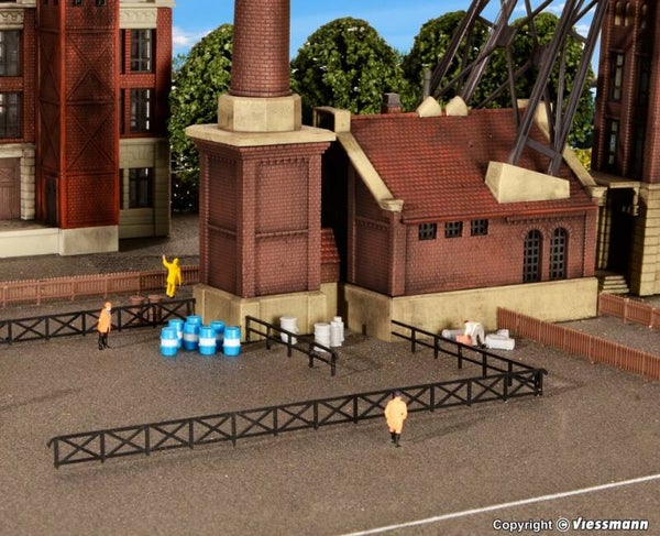 Kibri 37480 N Zaun für Industrie- und Bahnanlagen