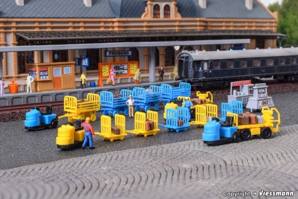 Kibri 37530 N Deko-Set Gepäckwagen