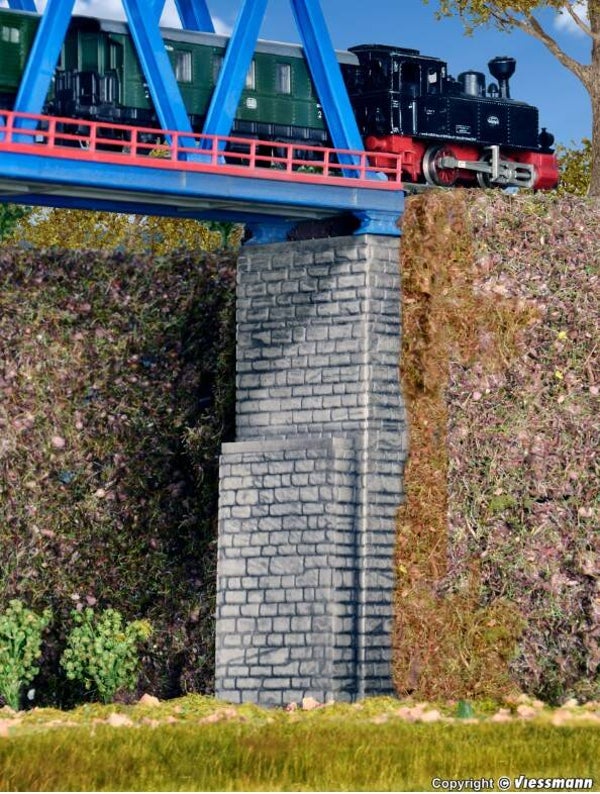 Kibri 37672 N/Z Viadukt-Brückenköpfe, 2 Stück