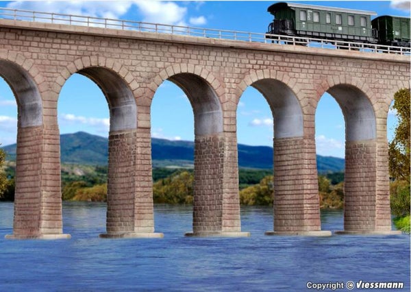 Kibri 37675 N/Z Viaduktpfeiler mit Eisbrecherfundamenten, 6 Stück