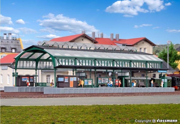 Kibri 37760 N Bahnsteighalle, grün