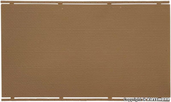 Kibri 37960 N Mauerplatte mit Abdecksteinen unregelmäßig, L ca. 20 x B 12 cm