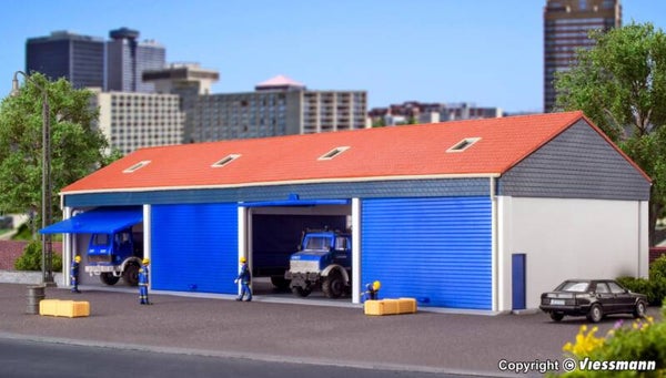 Kibri  38136 H0 Garagen für 4 LKW