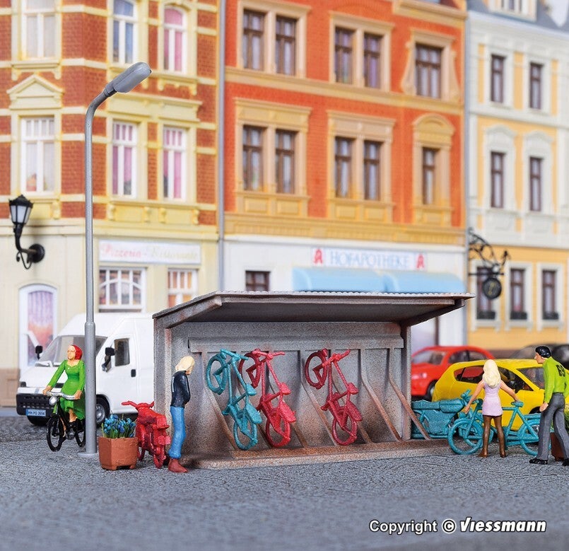 Kibri 38143 H0 Deko-Set Fahrradständer
