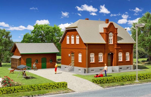 Kibri 38188 H0 Siedlungshaus Oberhausen mit Nebengebäude