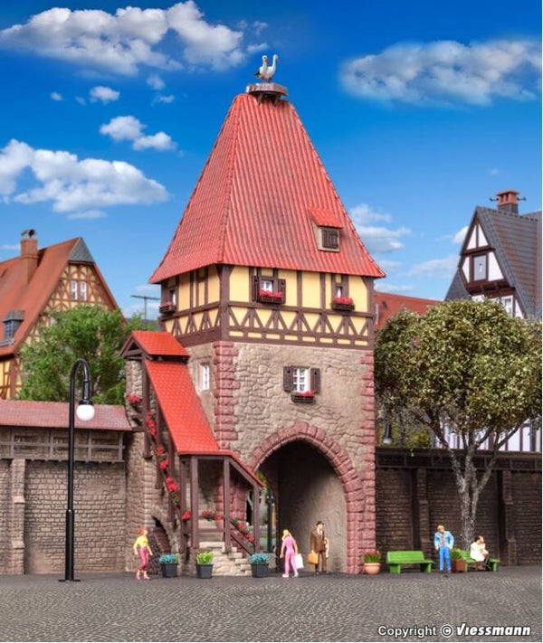 Kibri 38470 H0 Fachwerkturm mit Tor