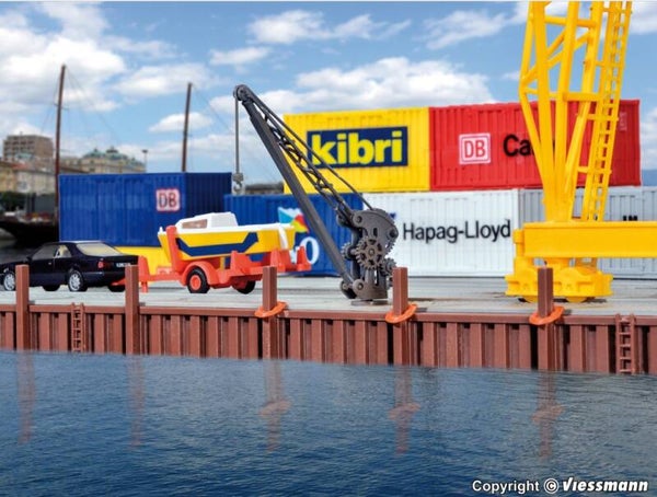 Kibri 38528 H0 Deko-Set Binnenhafen