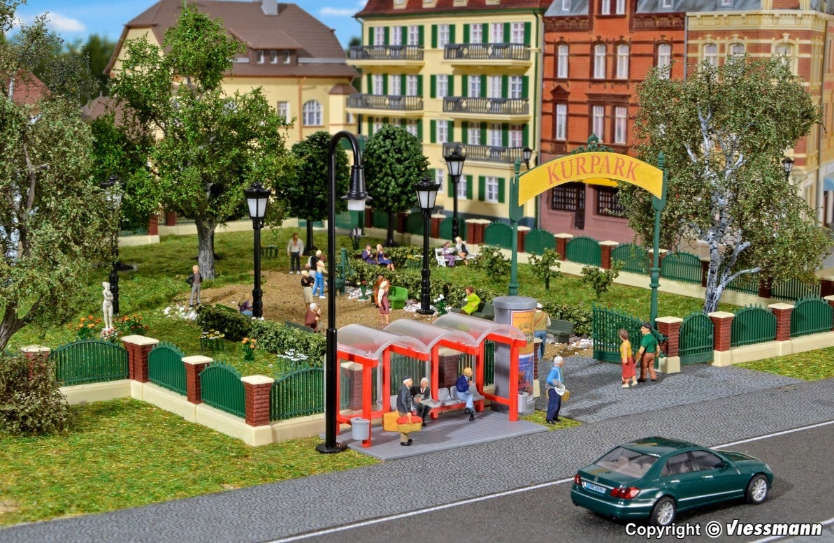 Kibri 38601 H0 Deko-Set Zaun für englischen Garten
