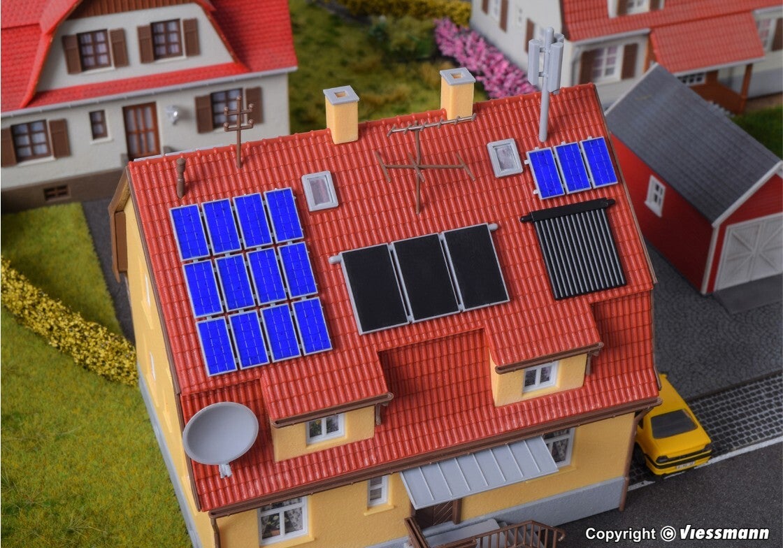 Kibri 38602 H0 Deko-Set Solar, Röhren, Photovoltaik
