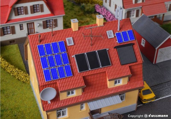 Kibri 38602 H0 Deko-Set Solar, Röhren, Photovoltaik