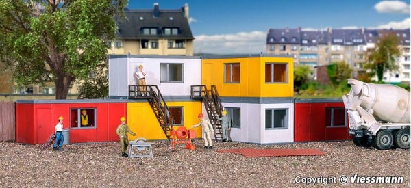 Kibri 38627 H0 Gebäude-Container, 6 Stück